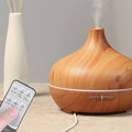 Diffuseur d'arômes FOYRA bois clair avec télécommande