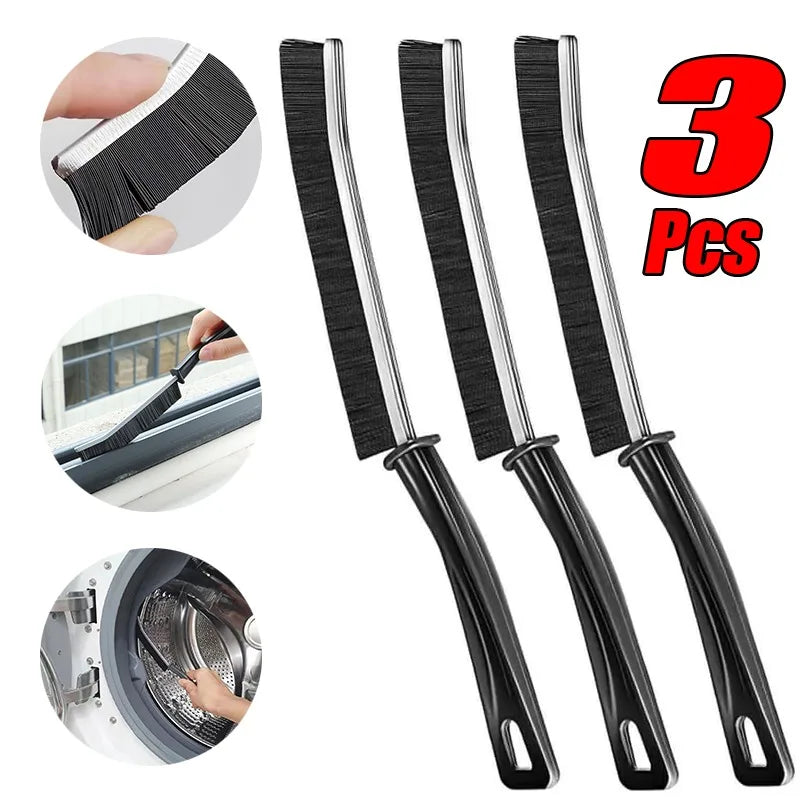 Brosses Interstices FOYRA (lot de 3) — Joints, rails, recoins : la saleté n'a plus de cachette