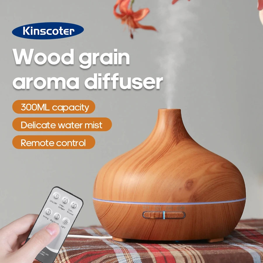 Diffuseur d'arômes FOYRA bois clair