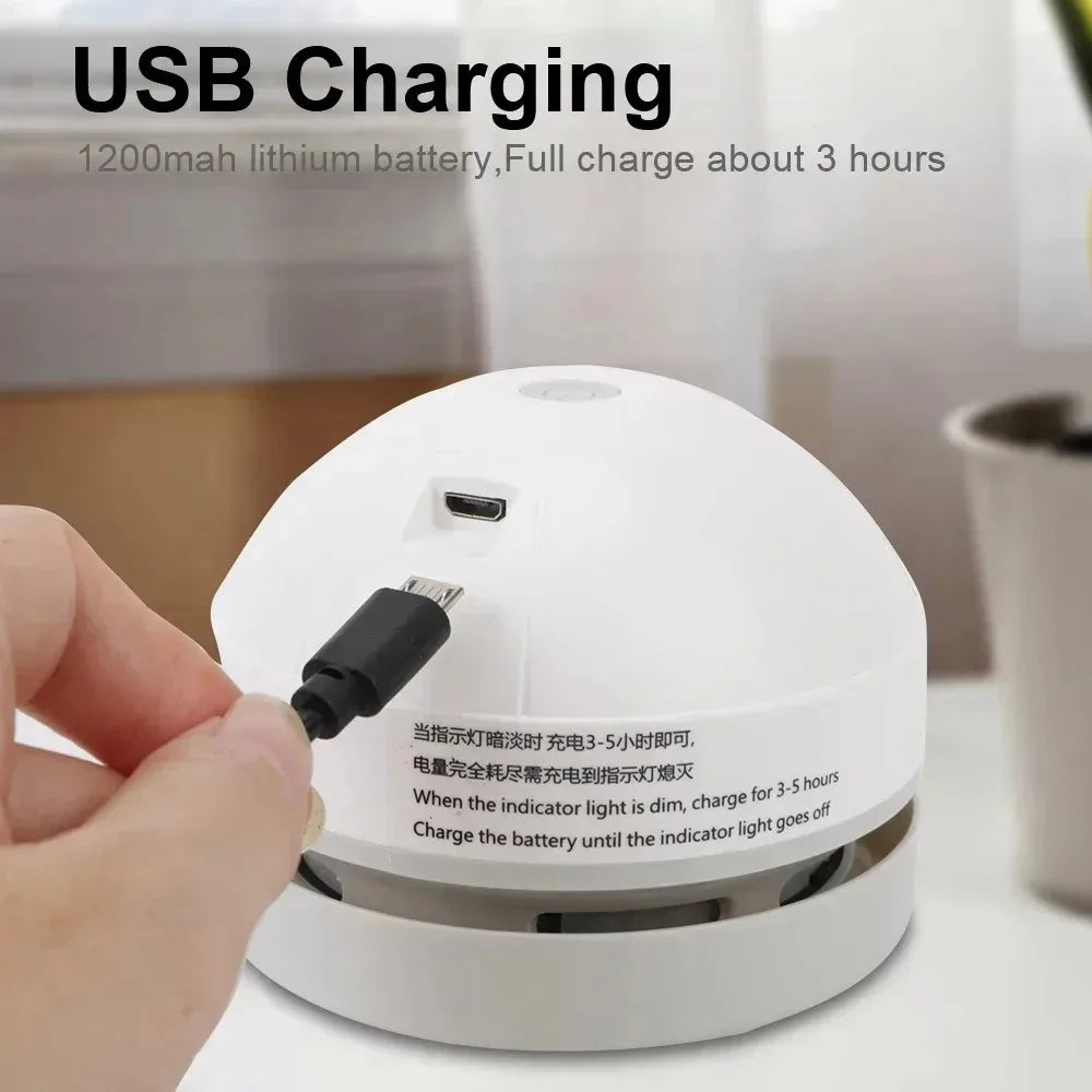 Mini Aspirateur de Table FOYRA — Le petit robot qui mange les miettes
